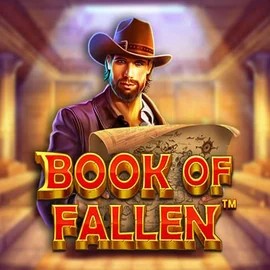 Book Of Fallen slot logo by Pragmatic Play at LolaJack Casino