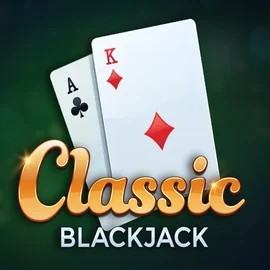 Classic Blackjack logo by Red Tiger Gaming at LolaJack Casino