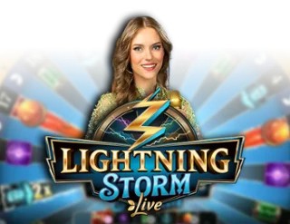 Lightning Storm slot logo by Evolution at LolaJack Casino
