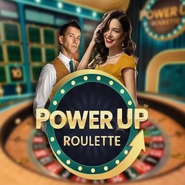 PowerUP Roulette online game logo by Pragmatic Play on lolajacks.eu
