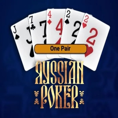 Official Table Games logo: Russian Poker by OneTouch Games at LolaJack Casino